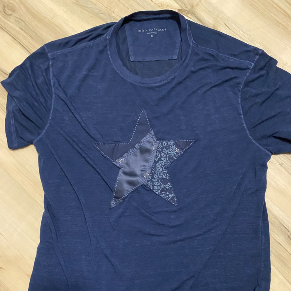 Navy Blue Star T-Shirt